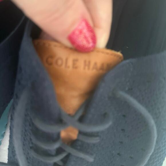 Cole Haan Zerogrand Stitchlite Blue Oxfords Sz. 10 - Picture 6 of 6